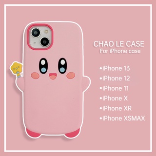 Đối với iphone 12 pro 11 pro max Ốp lưng silicon mềm iphone 13 pro xs max xr x / xs 6 7 8 cộng với vỏ điện thoại hoạt hình dễ thương Ốp lưng điện thoại chống sốc màu hồng
