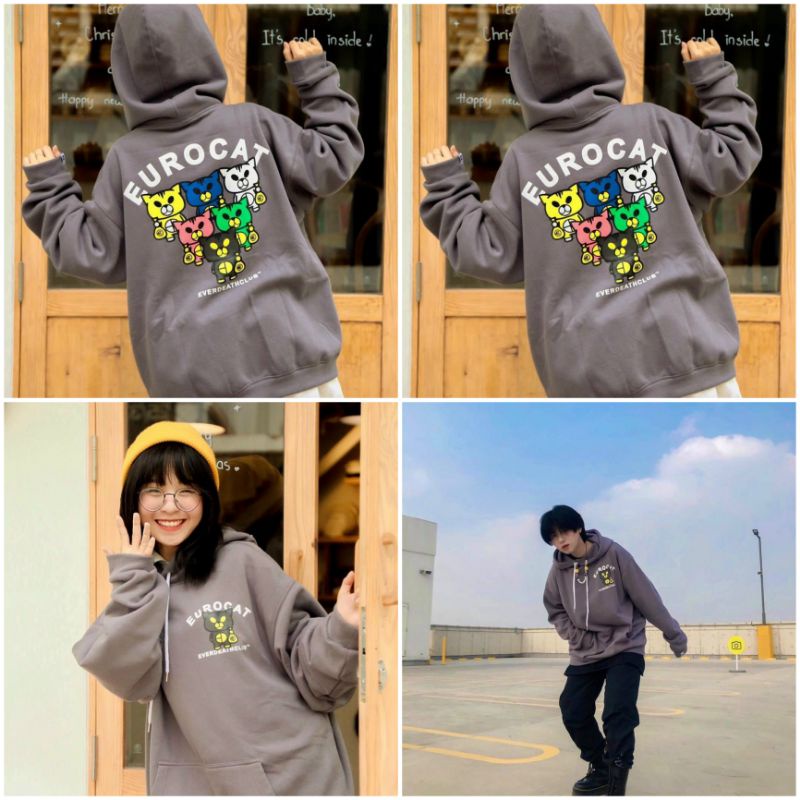 Áo Hoodie Company Nam Nữ 💖HOT RẺ ĐẸP💖 Áo Khoác Hoodie Chống Nắng Có Dây Kéo - Hình Cú Mèo Cute Couple Cực Xinh Jacket