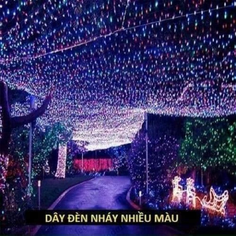 CUỘN 50M/ 20M/ 10M/ 5M ĐÈN NHÁY TRANG TRÍ BÓNG KIM CƯƠNG TRANG TRÍ LỄ TẾT, NOEL