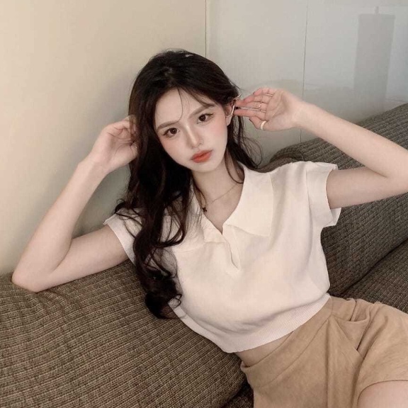 Áo thun COZOKC tay ngắn đơn giản phong cách Hàn Quốc