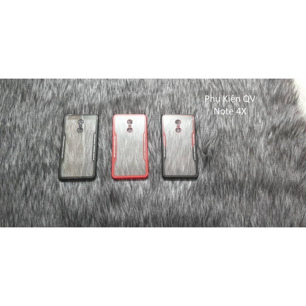 Ốp Lưng Chống Sốc Glass Touch Xiaomi Note 4X