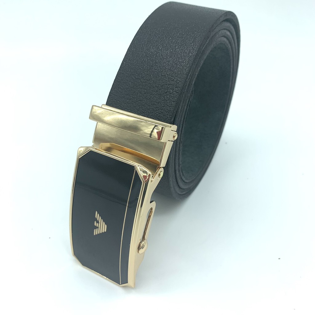 Thắt lưng da bò nguyên miếng- Khóa lăn. Cam kết da bò thật 100