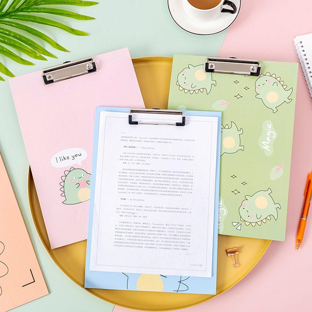 Bảng Kẹp Giấy A4 Dày Dặn Họa Tiết Hoạt Hình Dễ Thương
