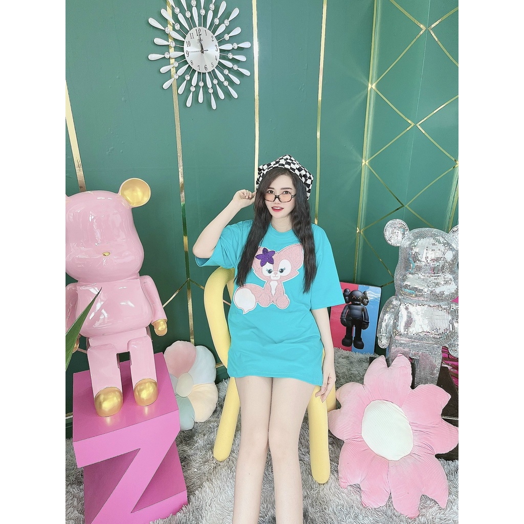 Áo Thun Hình Thêu Nổi Mèo Đáng Yêu Quảng Châu Cao Cấp  - AT13 | BigBuy360 - bigbuy360.vn