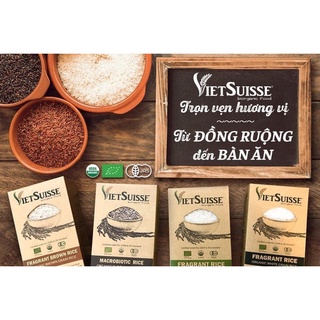 Gạo hữu cơ Vietsuisse 1kg