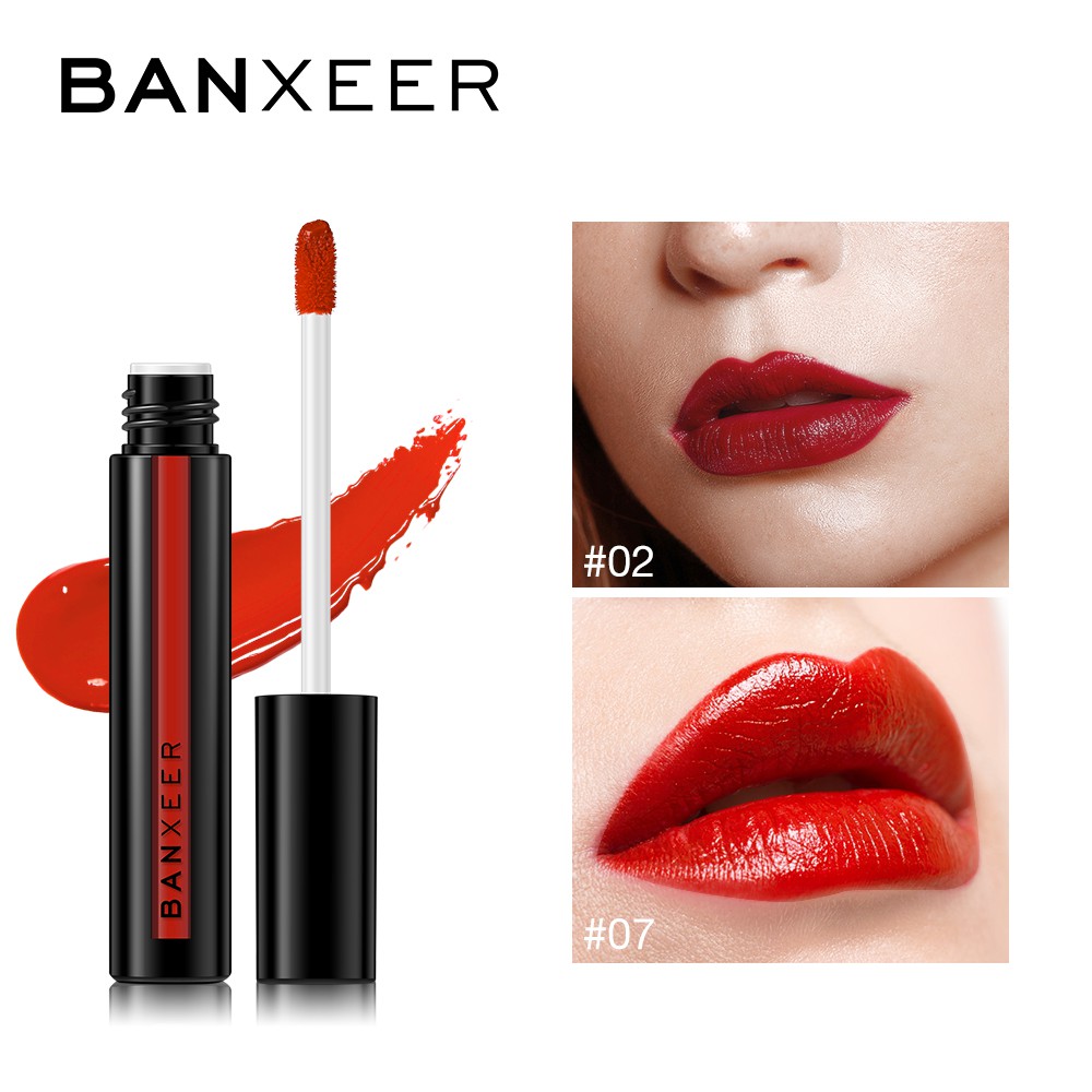 Son Kem BANXEER Dưỡng Ẩm Lâu Trôi Kháng Nước 8 Màu 3.5ml | BigBuy360 - bigbuy360.vn