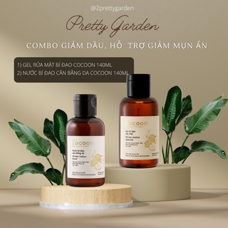 Combo Gel Rửa Mặt Bí Đao 140ml Và Nước Cân Bằng Da Bí Đao Cocoon 140ml, Cấp Ẩm, Sáng Da, Giảm Dầu, Hỗ  Trợ Giảm Mụn Ẩn