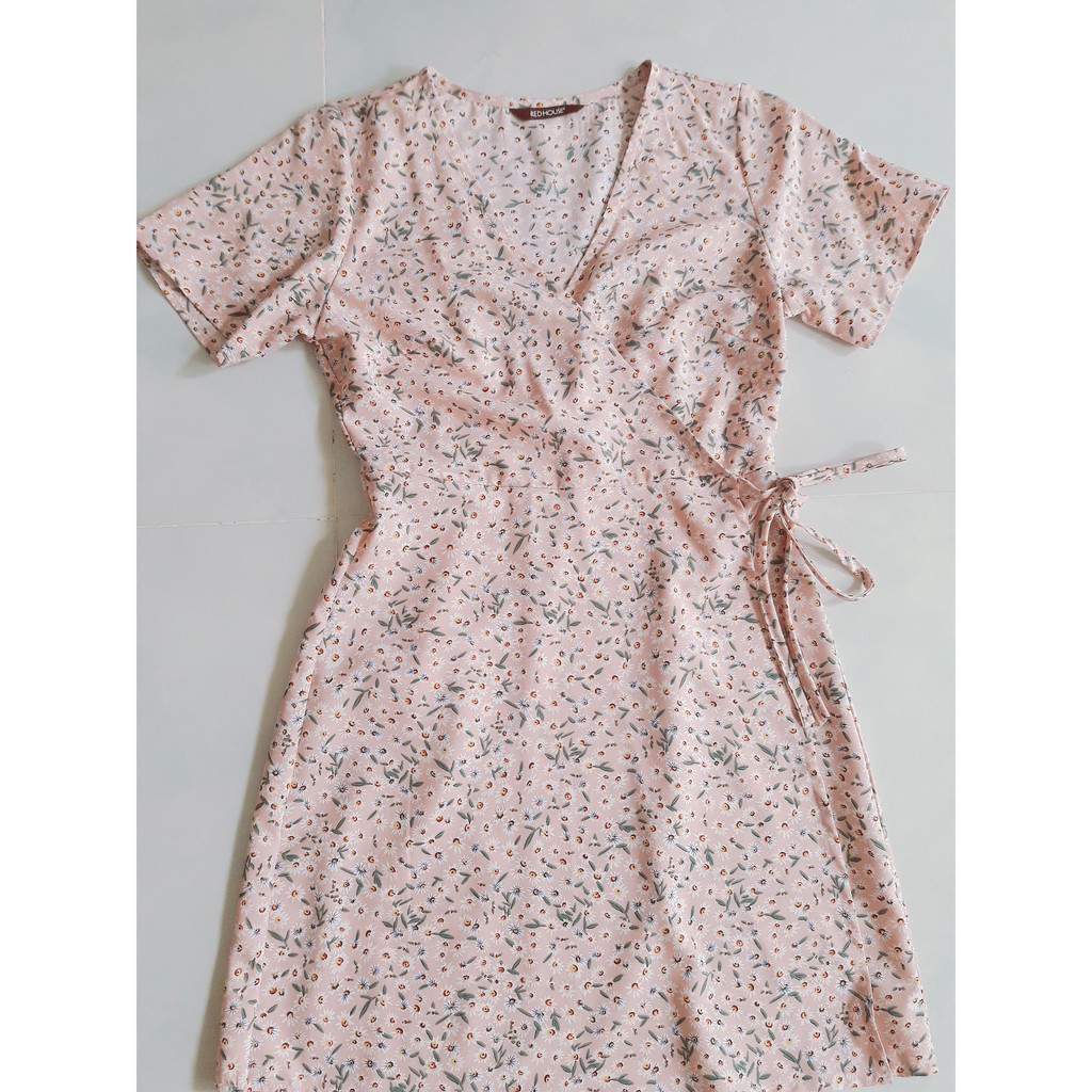 Váy hoa nhí đắp tà chéo WRAP DRESS | BigBuy360 - bigbuy360.vn