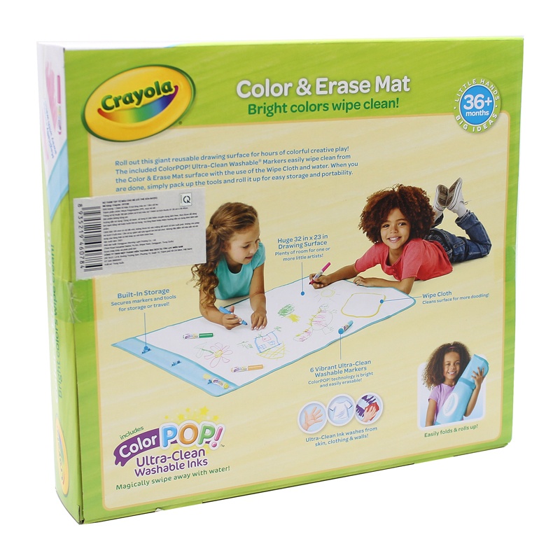 Bộ Thảm Tô Màu Crayola Color And Erase Mat