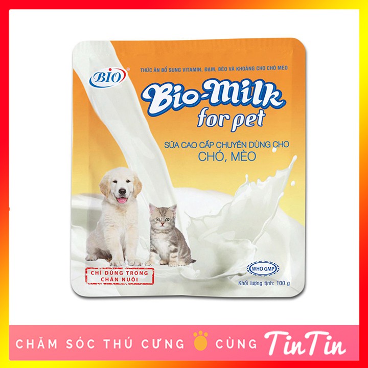 Sữa Bột Cho Chó Mèo Bio-Milk 100g Giá Rẻ