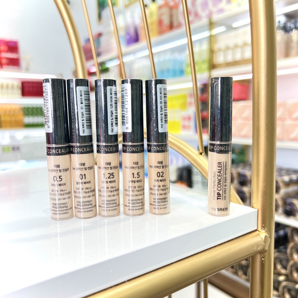 Che Khuyết Điểm THE SA EM Cover Perfection Tip Concealer SPF28/PA++ 6.5ml