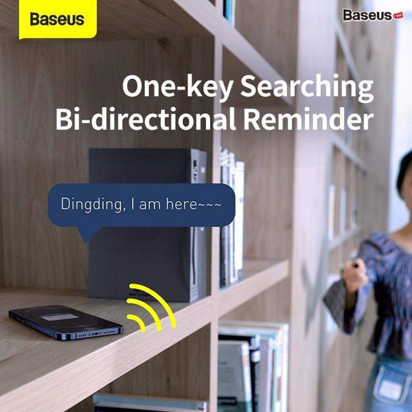 Thiết bị chống thất lạc đồ đạc Baseus Intelligent T3 Rechargeable Anti-lost Tracker ( Bluetooth Smart Tag )