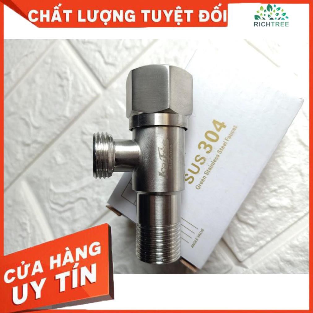 Van Cấp Nước máy Giặt Richtree An toàn tự ngắt, Ren vào 21 ren ra 27 và đầu nối nhanh Van T van F,chặn nước