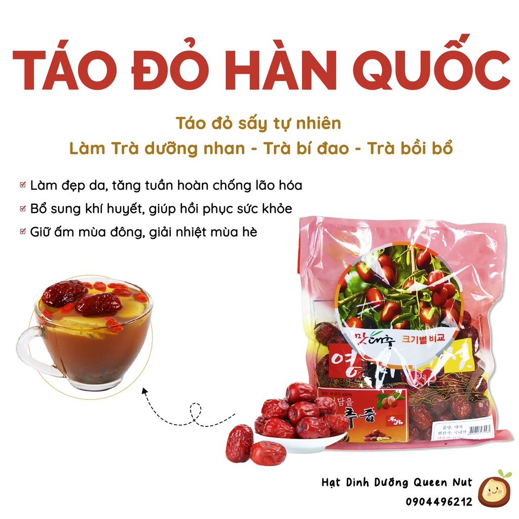 Táo Đỏ Hàn Quốc 500G (QUẢ TO) - Thanh nhiệt, làm đẹp da