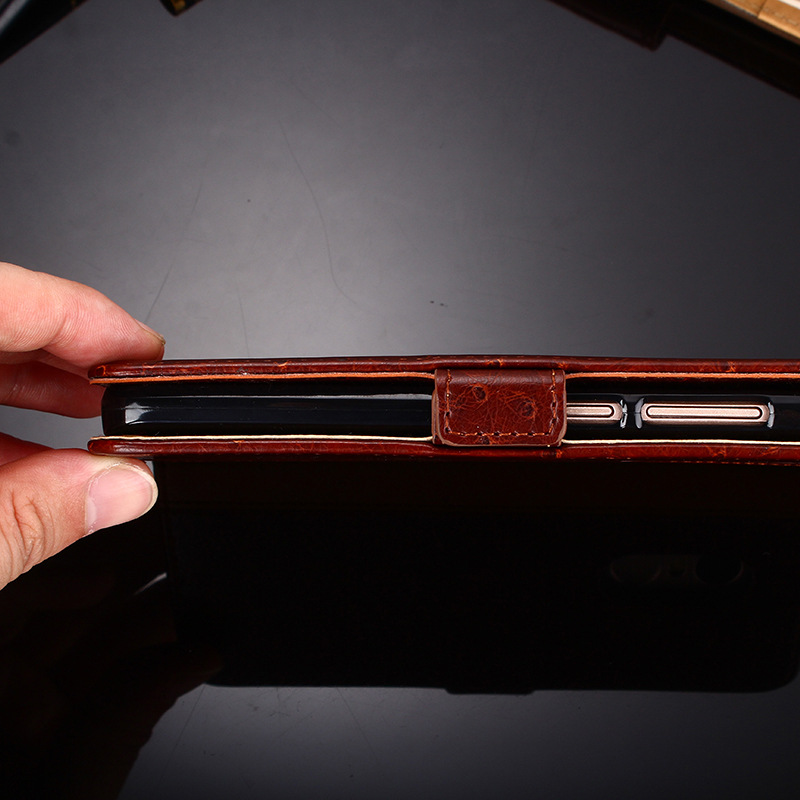 Bao Da Điện Thoại Nắp Lật Họa Tiết Đà Điểu Màu Sắc Cho Sony Xperia XZ Premium XZs