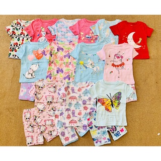 Set 3 bộ bozip cộc tay cho bé gái vnxk