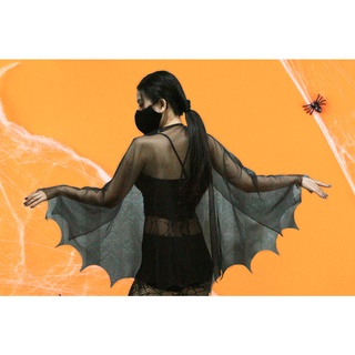 Áo khoác voan cánh dơi - cosplay - halloween