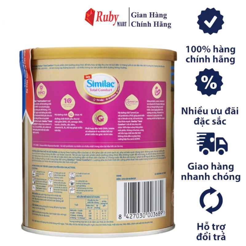 Sữa Similac Total Comfort số 1 lon 360g