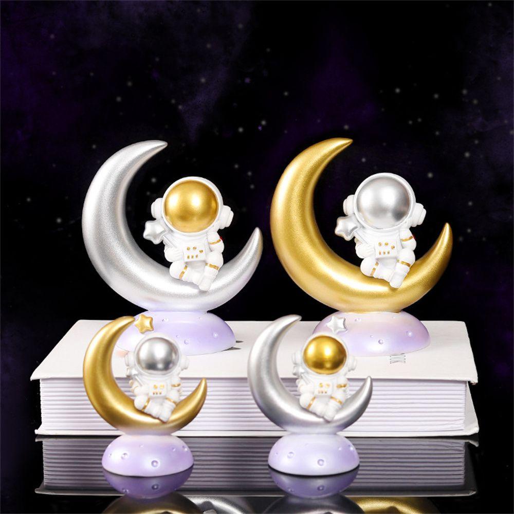 Mô Hình Tượng Phi Hành Gia Bằng Nhựa Resin Để Bàn Trang Trí