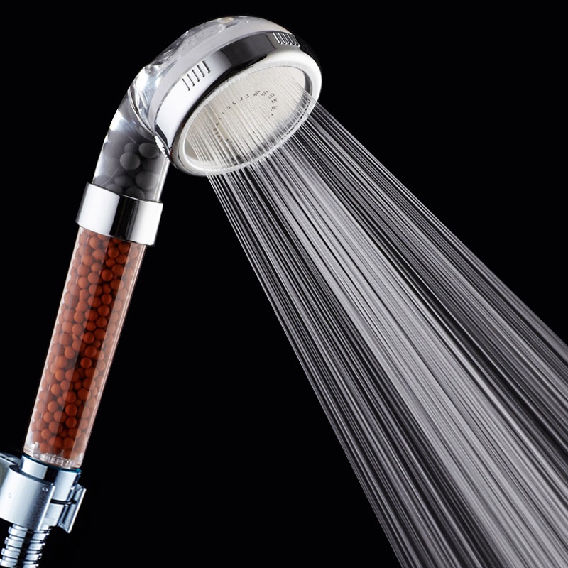 Vòi hoa sen tăng áp có hạt lọc NANO tặng kèm dây cấp nước inox tiện dụng
