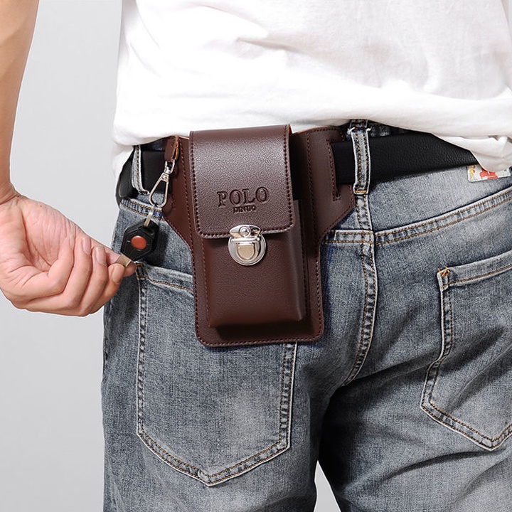 Túi đeo ngang hong đựng điện thoại da mềm - T0311