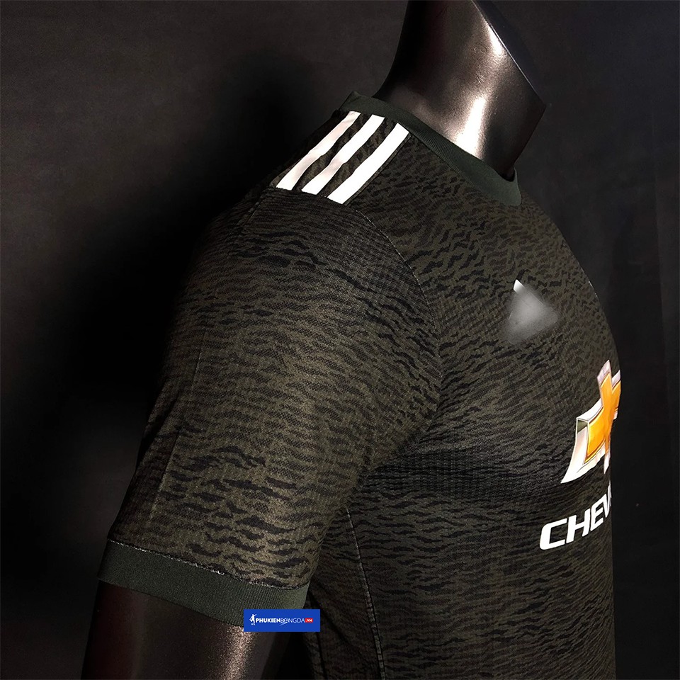 Áo Manchester United rêu đen sân khách 2020-2021, áo MU sân khách 2021 rêu đen ❝Thái Lan❞