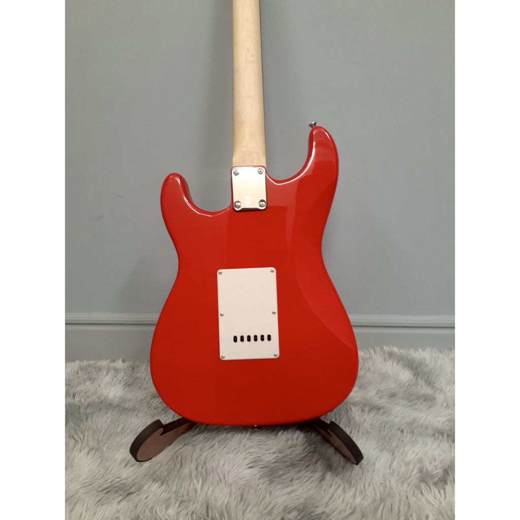 Guitar Điện Saiger 3 mobin màu đỏ