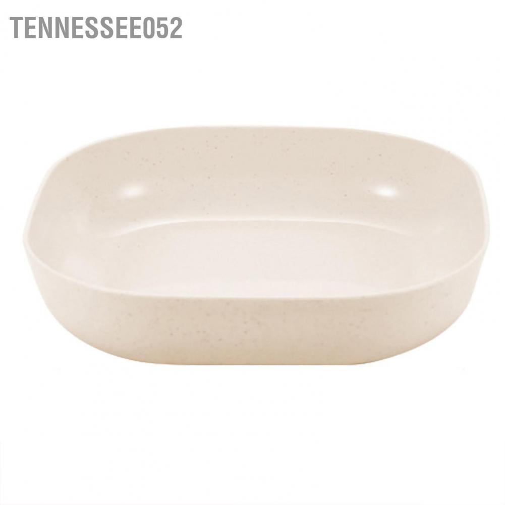 Tennessee052 Dinner Plate Tableware Wheat Straw PP Dinnerware for Dish Fruits Serving Sauce Dipping