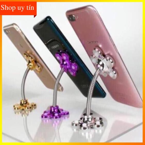 KẸP ĐIỆN THOẠI 2 ĐẦU HÚT CHÂN KHÔNG HÌNH BÔNG HOA