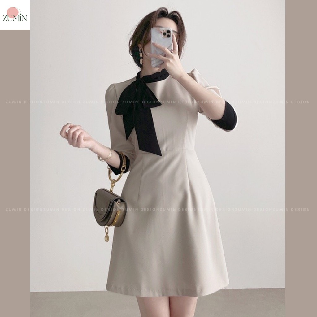Đầm thiết kế cao cấp ZuMin vải chéo Hàn Quốc thanh lịch sang trọng, Váy thiết kế cao cấp, Đầm công sở, Đầm đi chơi | BigBuy360 - bigbuy360.vn
