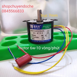 Mô tơ giảm tốc 220v - 6w 20 vòng/phút