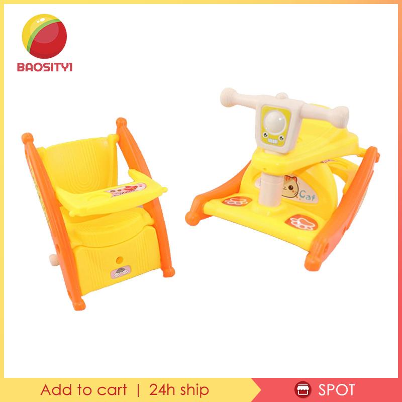 Ghế ăn/ xe bập bênh cho búp bê 1/6 dành cho bé gái