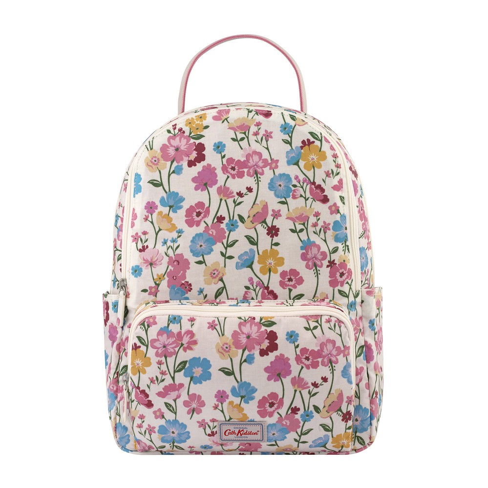 Cath Kidston - Balo Pocket Backpack Park Meadow - 984409 - Warm Cream