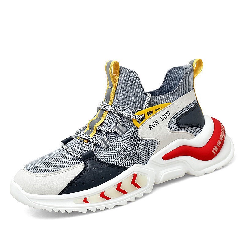 ⚡FULL BOX + ViDeo thật⚡ Giày Sneaker nam phản quang RunnLiffe cao cấp đế Dạ Quang phong cách Hàn Quốc. Hottrend 2022
