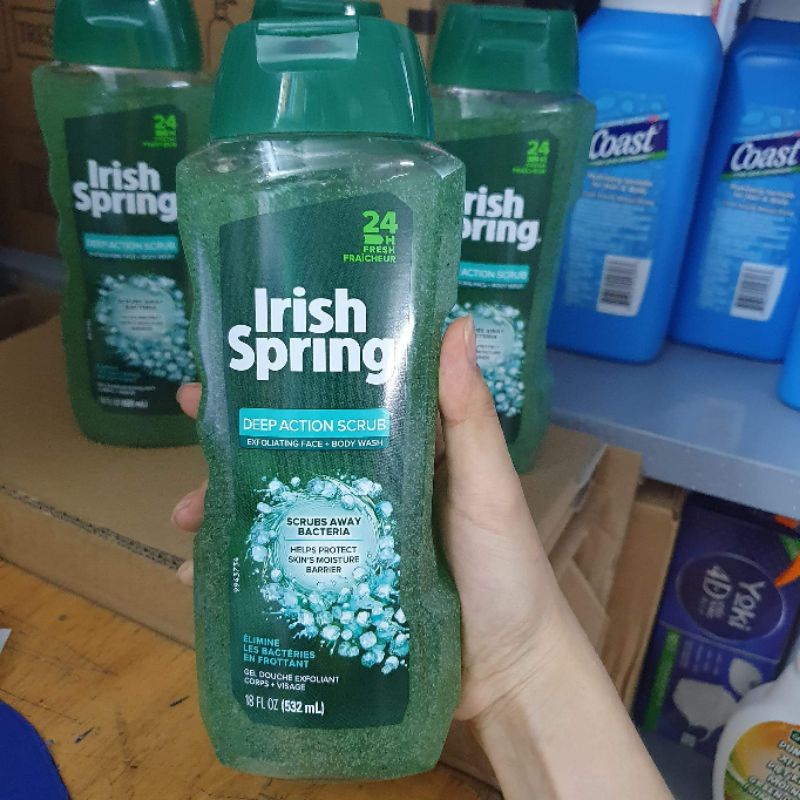 sữa tắm cho nam Irish Spring Original Mỹ 532ml