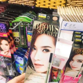 Kẻ chân mày đa năng 3D Brown Secret Mistine 3 in 1
