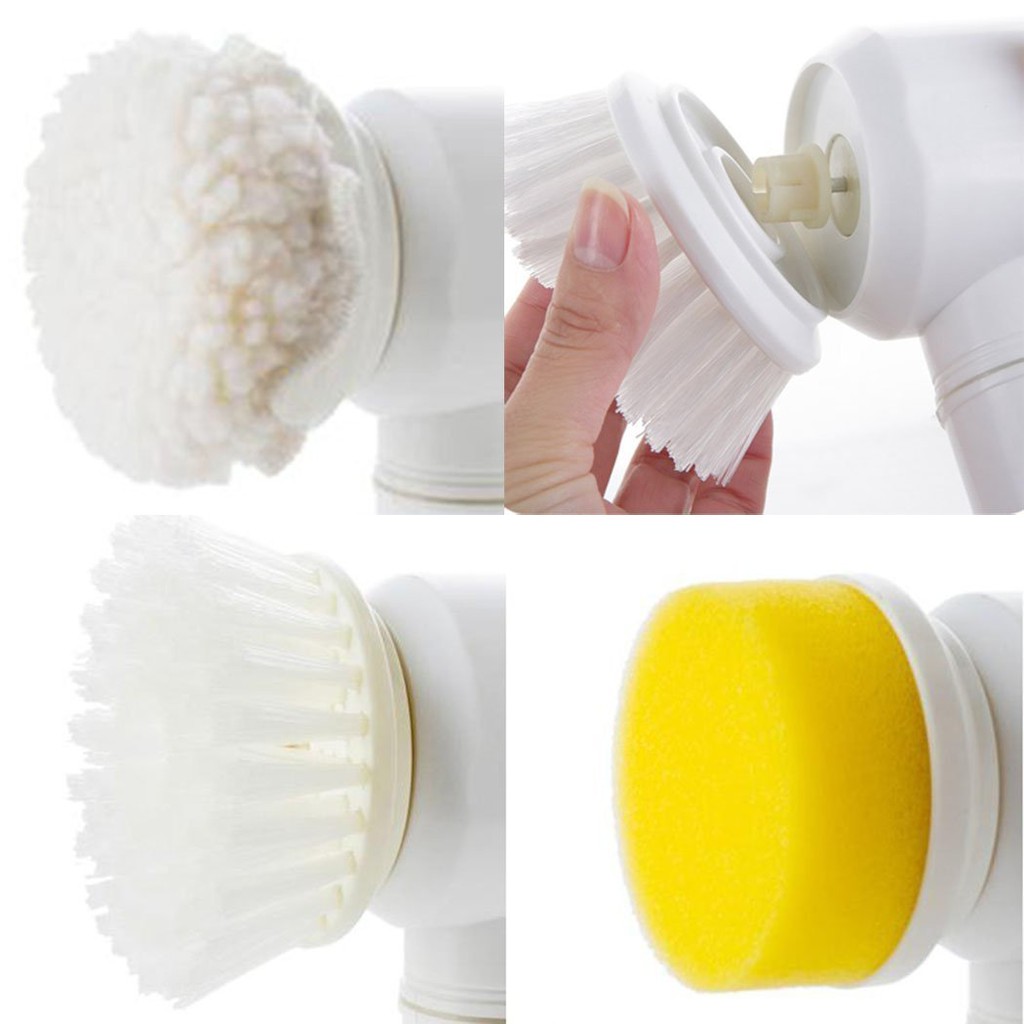 Máy lau chùi vệ sinh vết bẩn đa năng Magic Brush 5 trong 1vệ sinh nhà cửa nhanh chóng dễ dàng tiện lợi