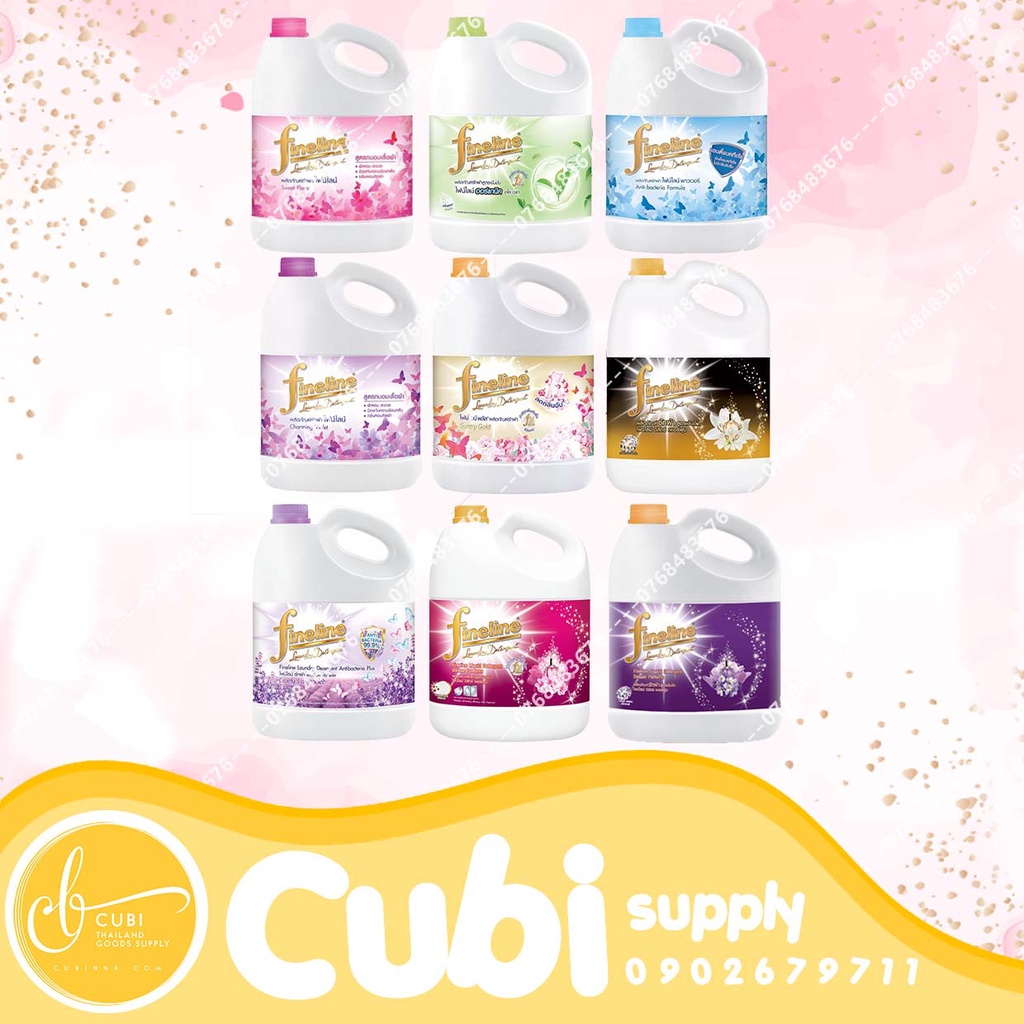 Nước giặt Thái Lan Fineline - 3000ML Mẫu mới có tem nhập khẩu