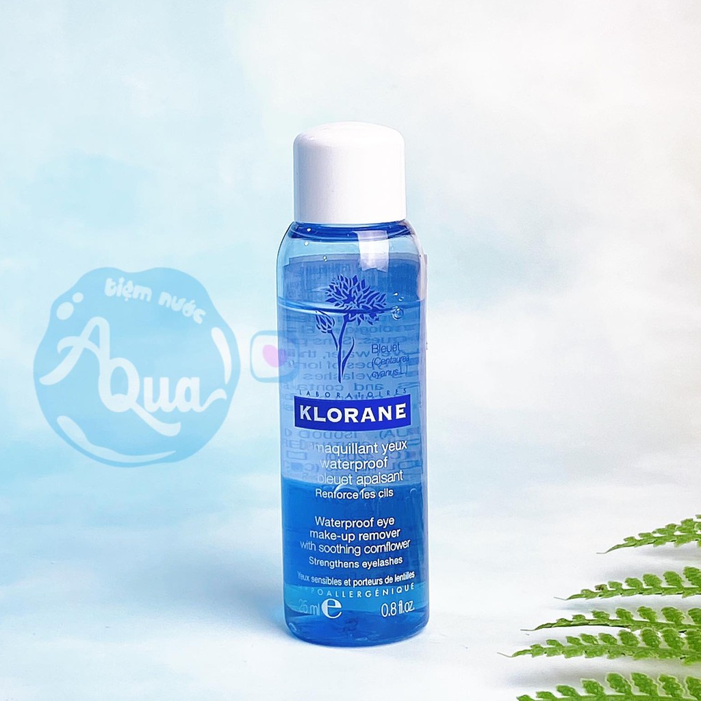 [25ml] Nước tẩy trang Klorane Waterproof Eye Make-up Remover