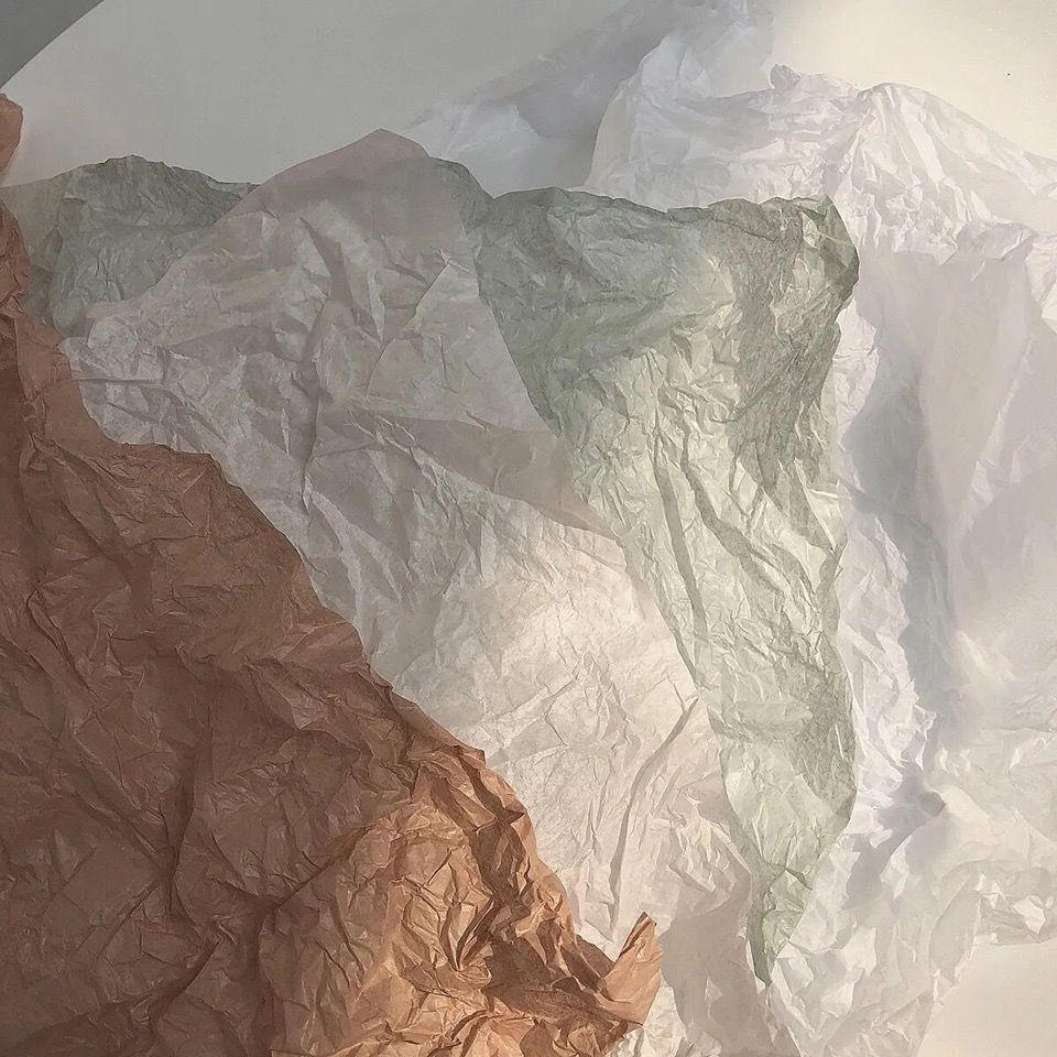 Set 35 tờ giấy gói quà/ trang trí hình chai rượu/ hoa thủ công nhiều màu sắc