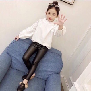 Quần da lót lông size nhí cho bé 6-14kg