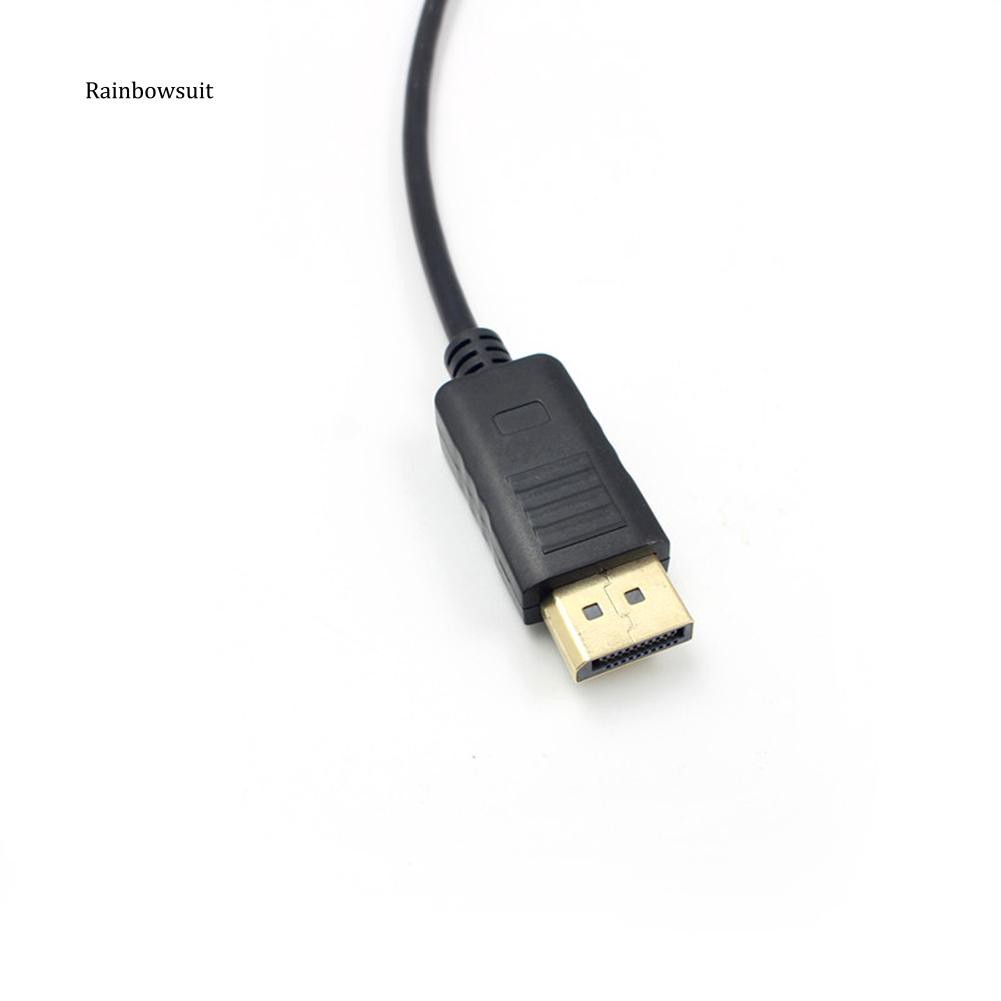 Cáp chuyển 1.8m Displayport DP đực sang DVI 24 + 1 Pins HD 1080P