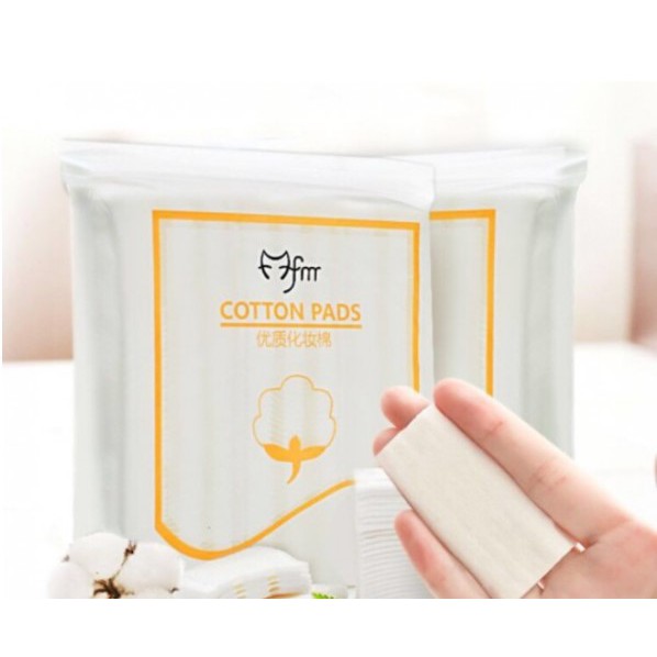 Bông tẩy trang 3 lớp Natural Cotton [Túi 222 miếng]