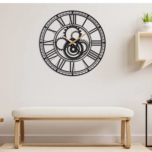 Đồng hồ treo tường Thegioipuzzle bằng kim loại bền đẹp DH005