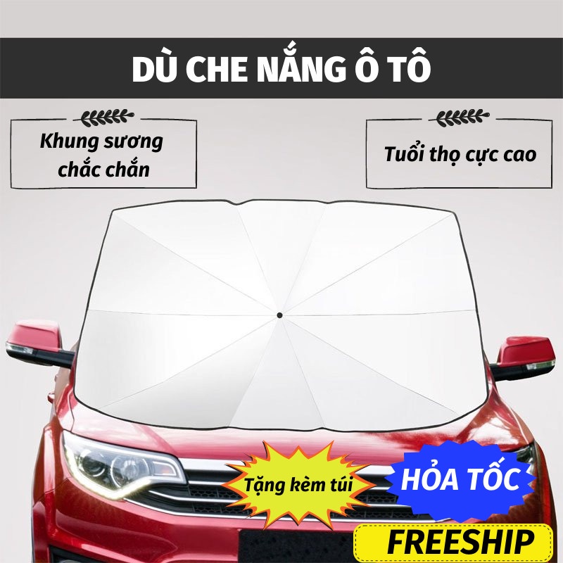 Dù Che Nắng Ô Tô Ô Chắn Nắng Xe Hơi Giảm Nhiệt Bảo Vệ Nội Thất Gấp Gọn Tiện Dụng Dù Che Mưa Toki