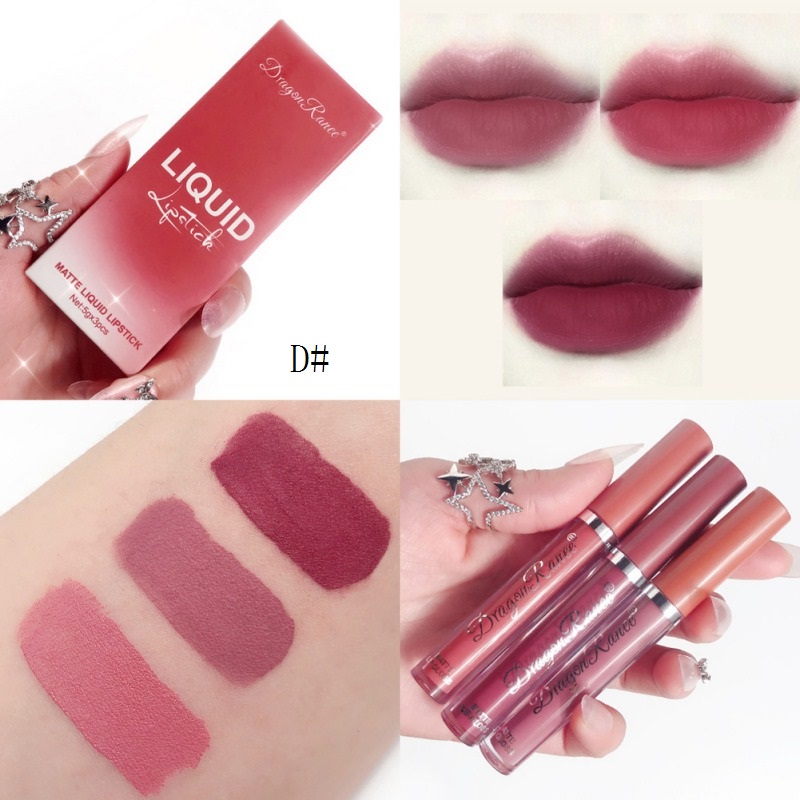 3 son kem nhung lì chống nước lâu trôi
