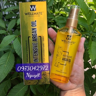 Tinh dầu Phục hồi tóc hư tổn Wellmate Keratin Argan Oil 100ml