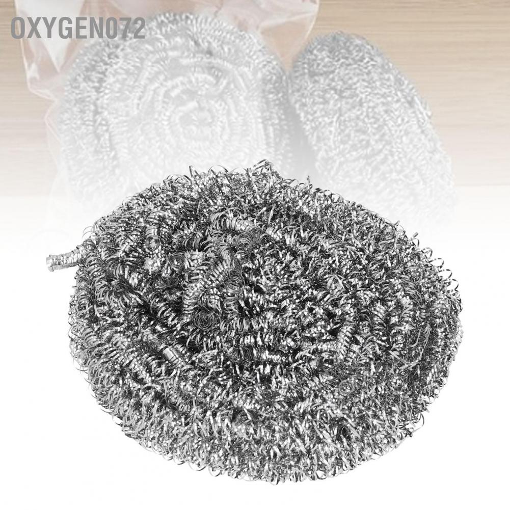 Oxygen072 Cước Cọ Rửa Inox - Stainless Steel Scrubber Cleaning Ball Scouring for Pot Cleaner Kitchen Tool