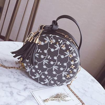 Túi tròn thêu nụ Hàn Quốc (Ảnh thật ở cuối) | BigBuy360 - bigbuy360.vn
