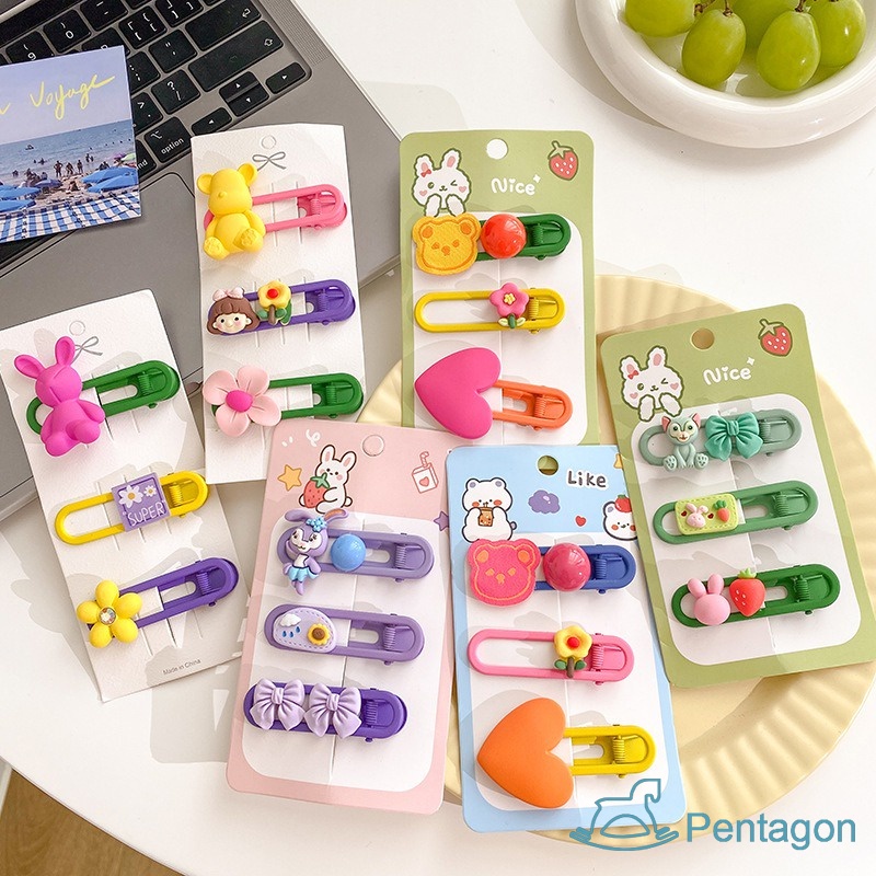 Kẹp Tóc Hoạt Hình Xinh Xắn Cho Bé Gái